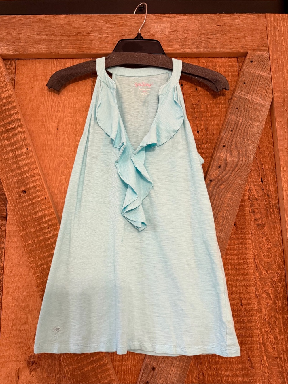 Lilly Pulitzer Shay Ruffled Tank Top S